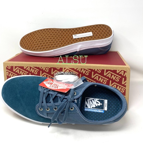 VANS Chima Ferguson Pro Suede Canvas Mirage Blue Sneakers Men's Size VN0A38CFW5J - Picture 3 of 10